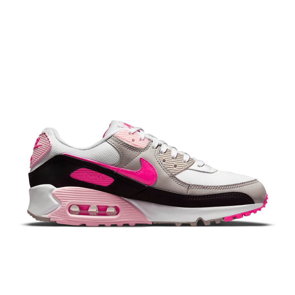(WMNS) Nike Air Max 90 'White Hyper Pink' DM3051-100