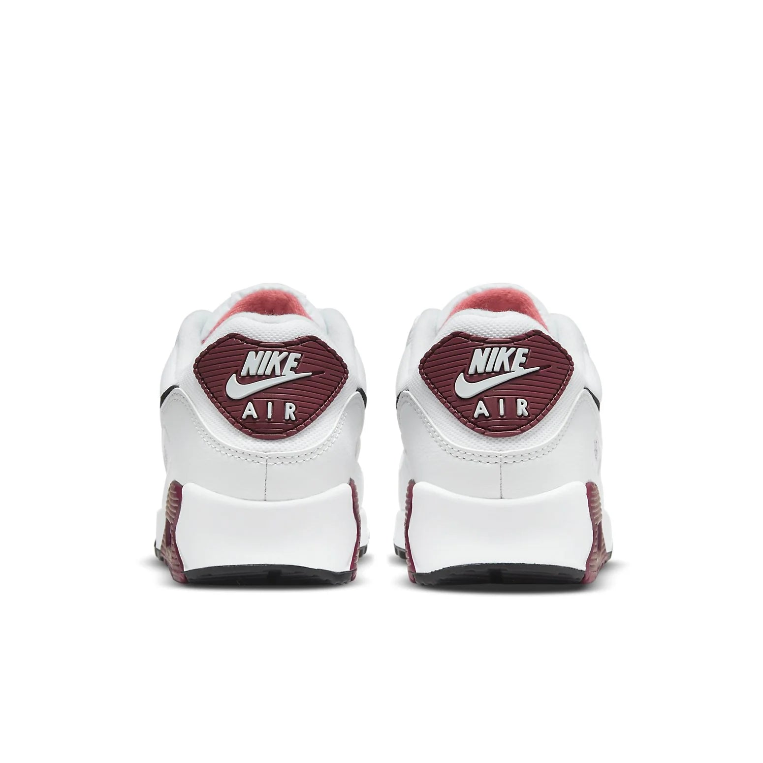 (WMNS) Nike Air Max 90 'White Dark Beetroot' DH1316-100