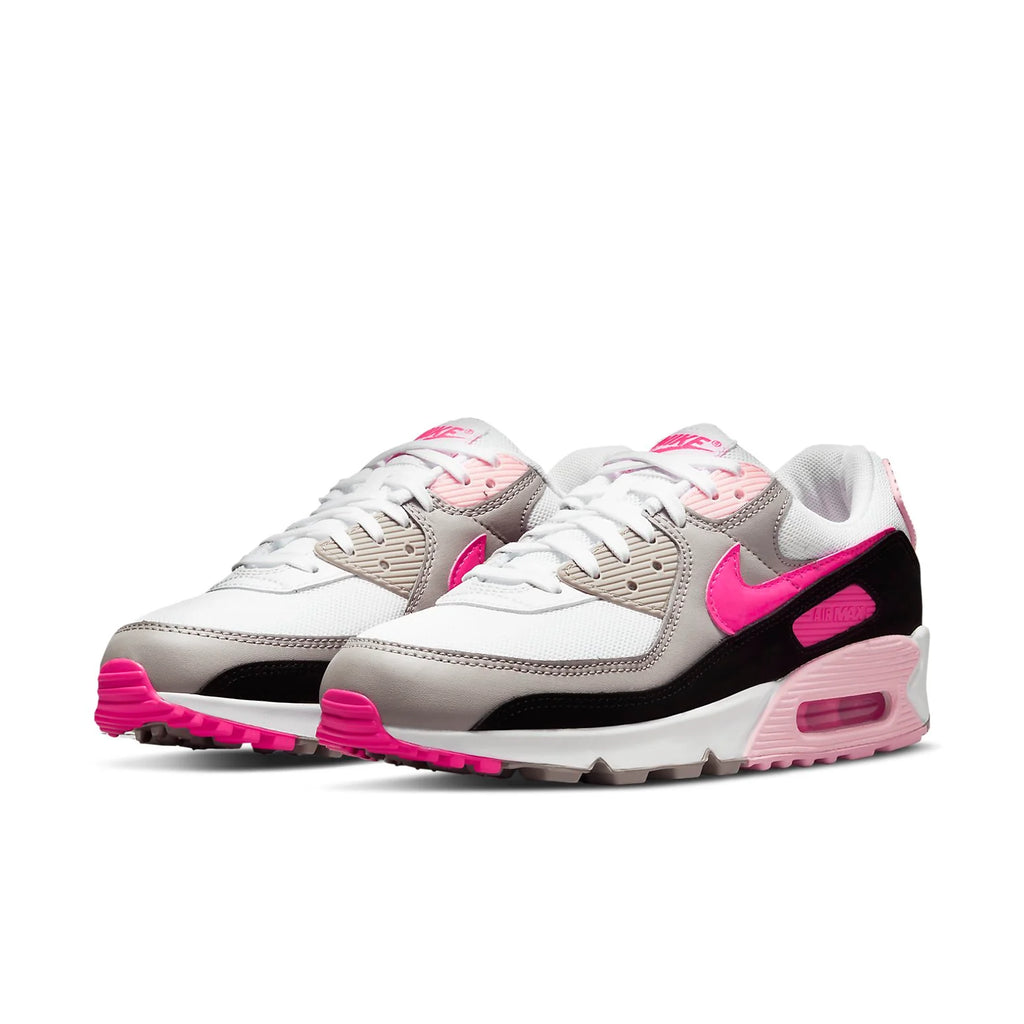 (WMNS) Nike Air Max 90 'White Hyper Pink' DM3051-100