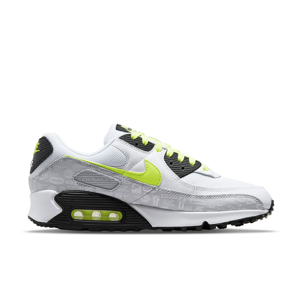 Nike Air Max 90 'Reflective Logo - White Volt' DB0625-100