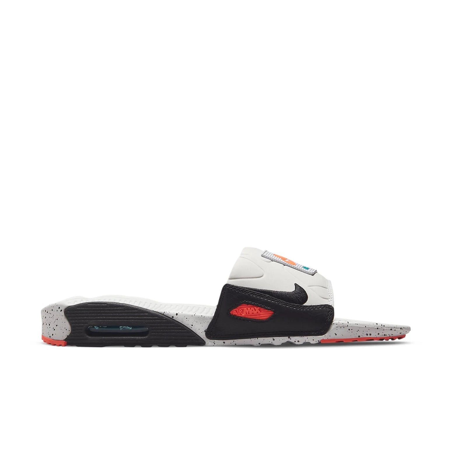 Nike Air Max 90 Slide 'White Turf Orange Speckled' BQ4635-102