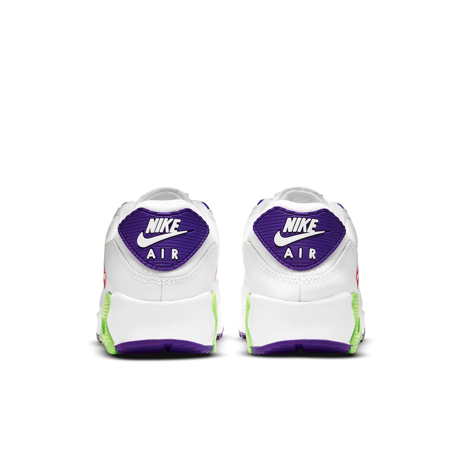 (WMNS) Nike Air Max 90 'White Indigo Burst Volt' DH0250-100