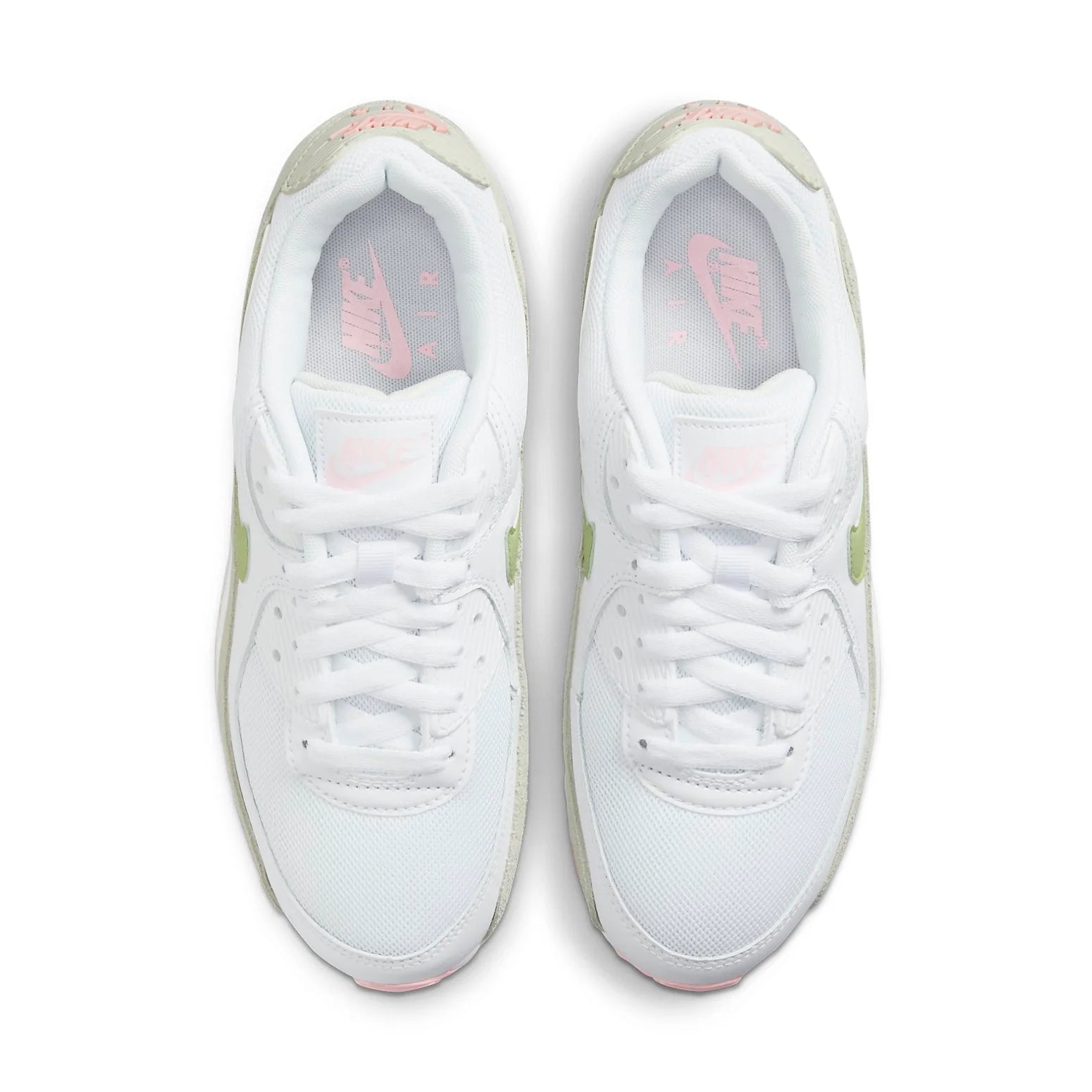 (WMNS) Nike Air Max 90 'White Light Olive Pink' DM2874-100