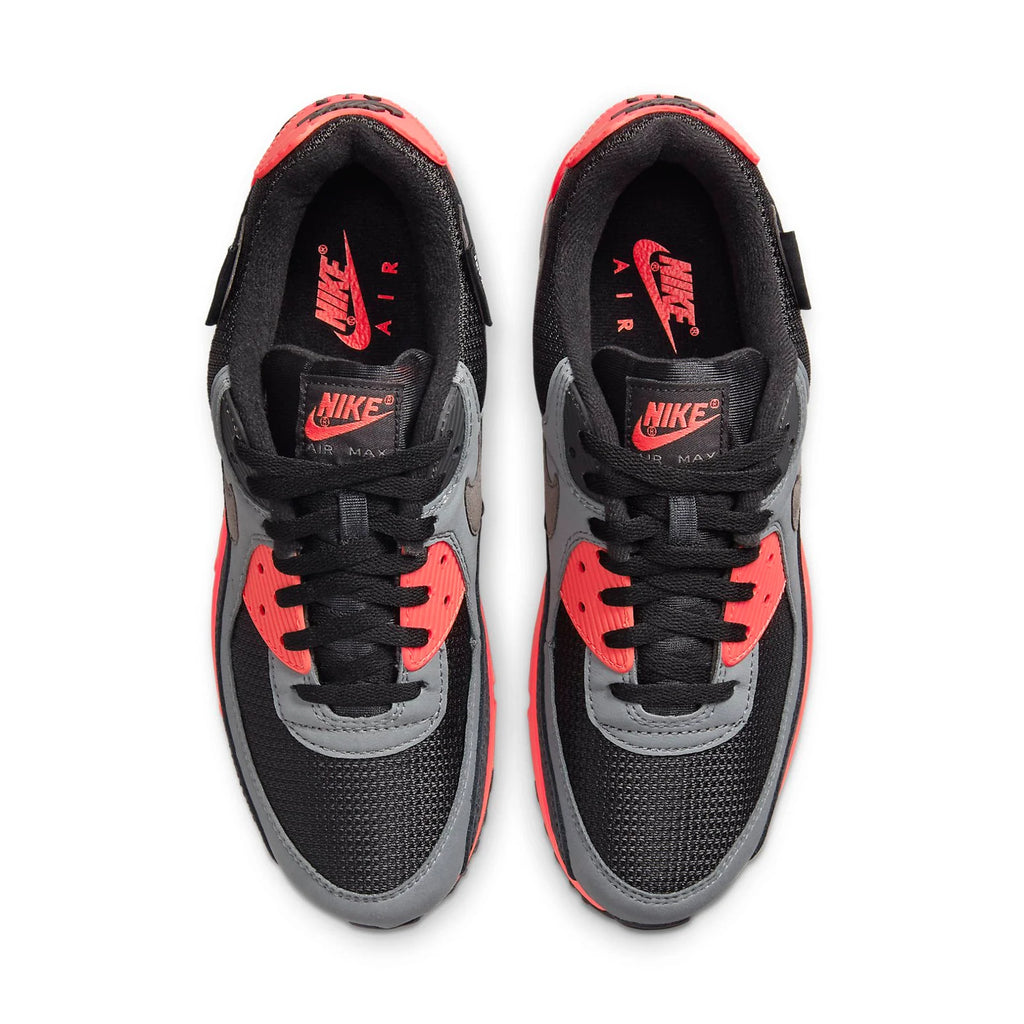 Nike Air Max 90 'Kiss My Airs - Black Laser Crimson' DJ4626-001