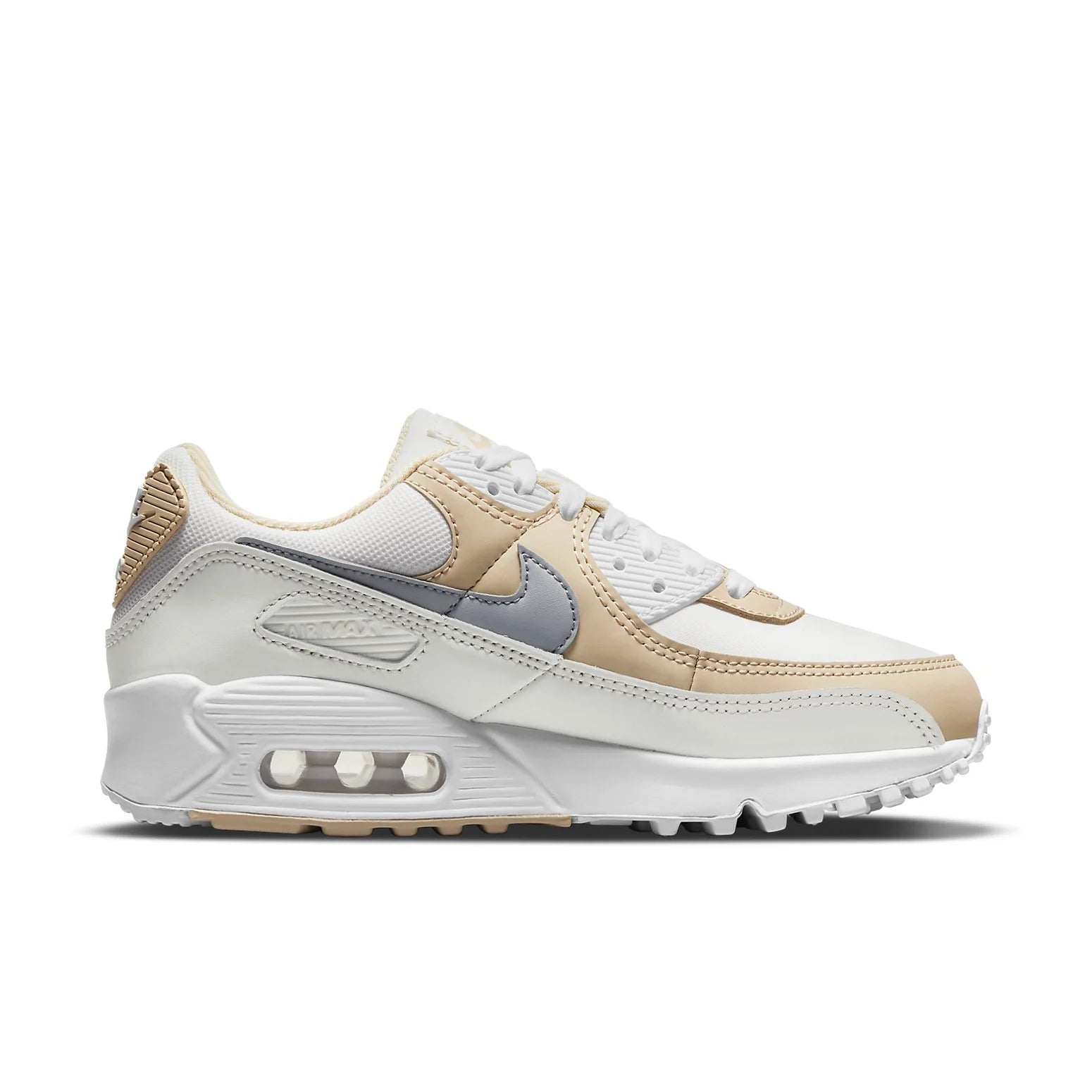 (WMNS) Nike Air Max 90 Low-Top Brown/Yellow DH5719-100