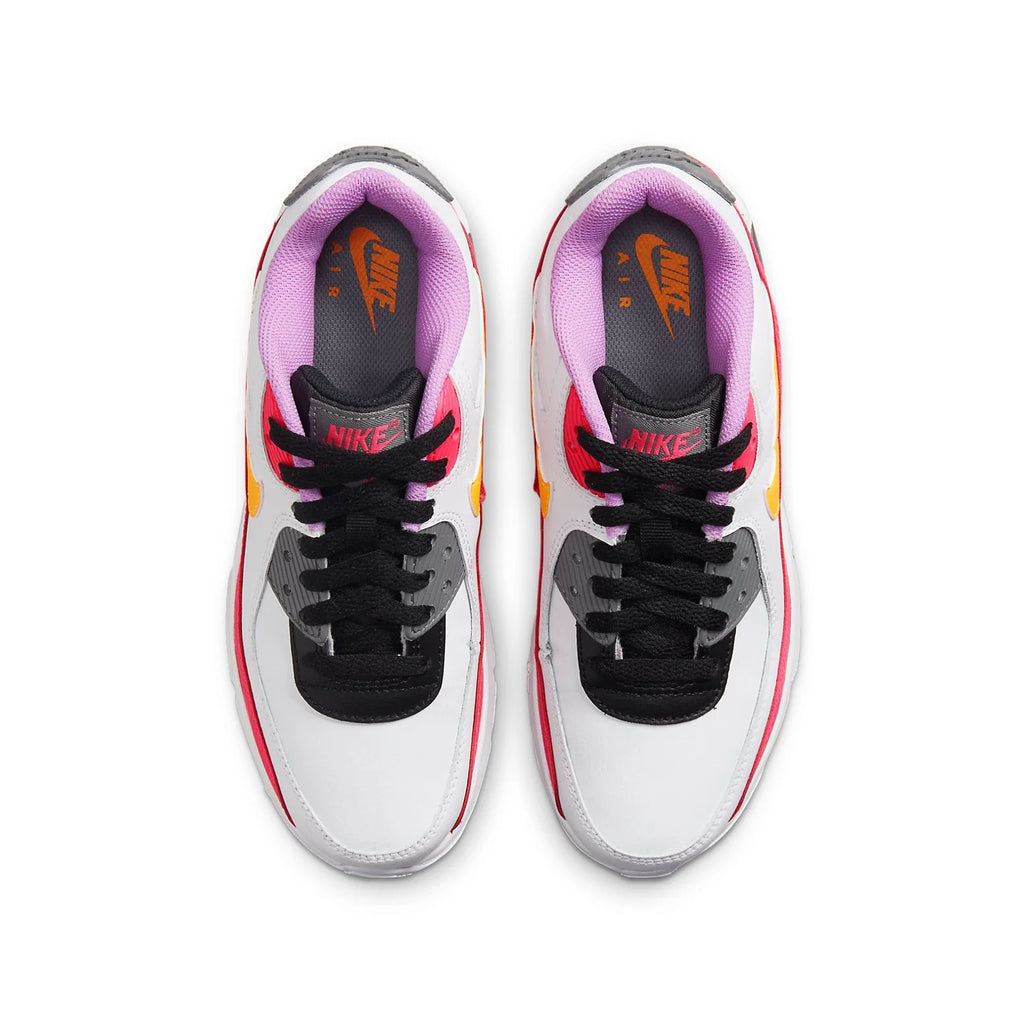 (GS) Nike Air Max 90 'White Hyper Pink Orange' DM8685-100