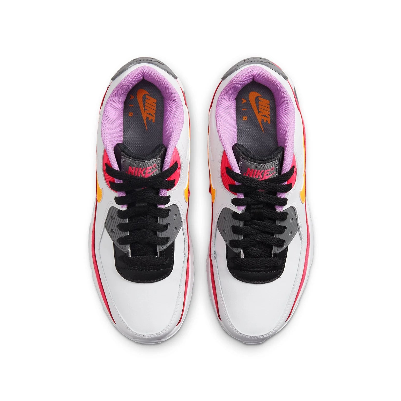 (GS) Nike Air Max 90 'White Hyper Pink Orange' DM8685-100