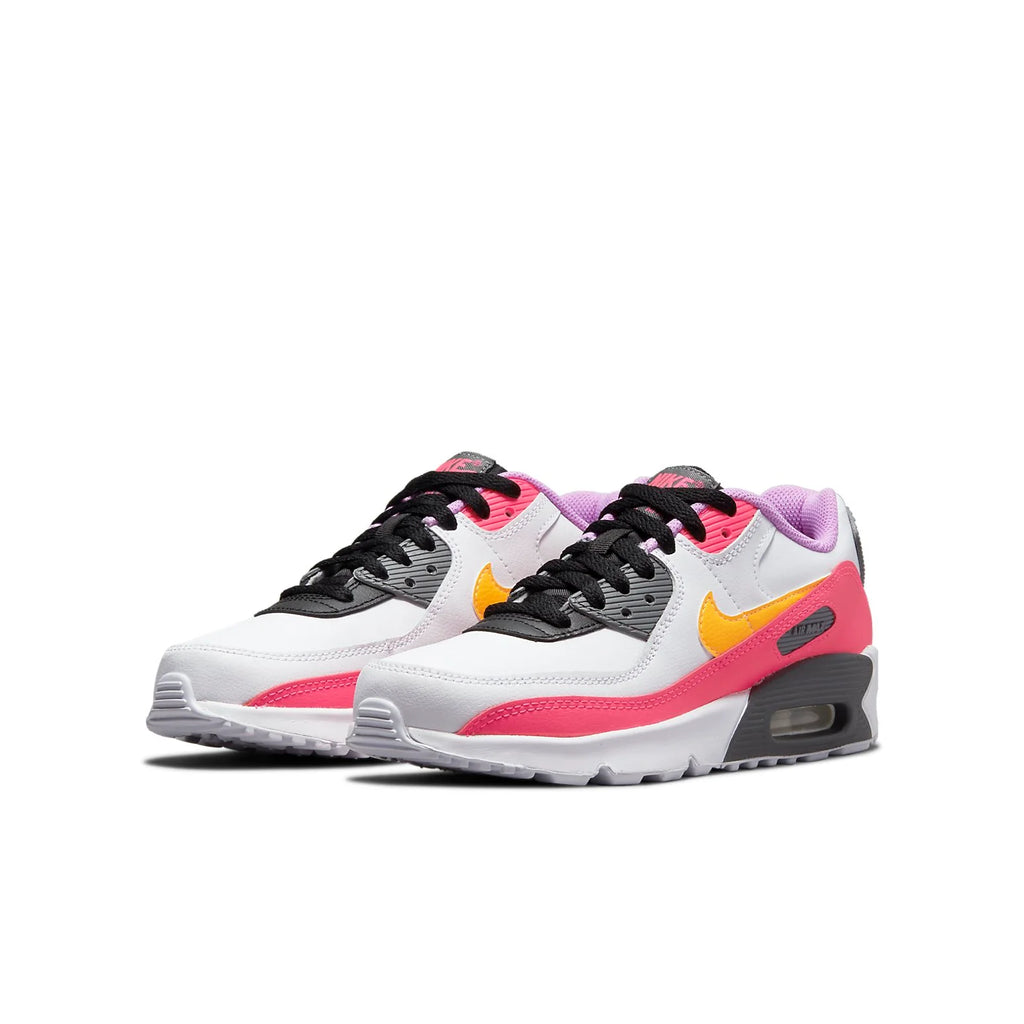 (GS) Nike Air Max 90 'White Hyper Pink Orange' DM8685-100