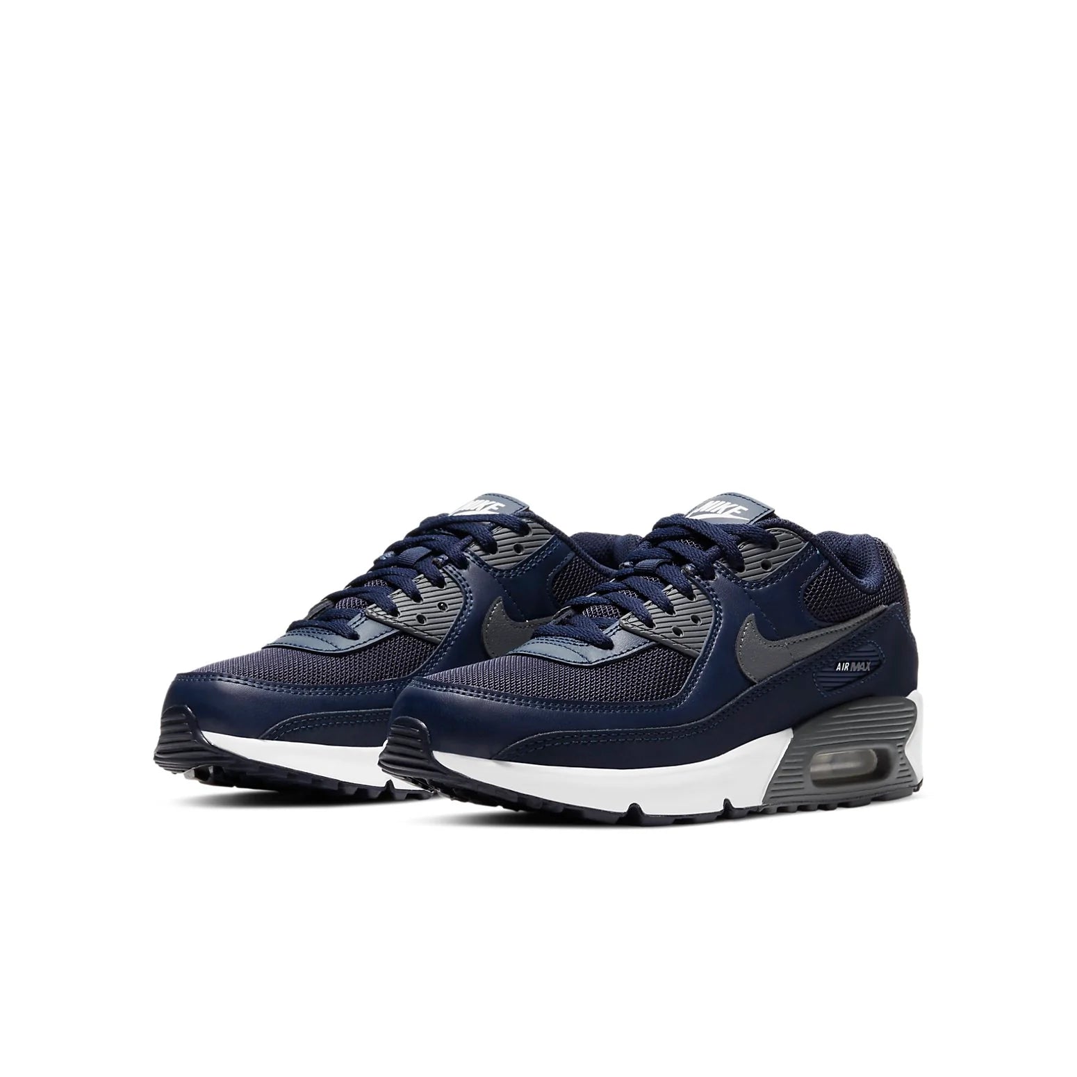 (GS) Nike Air Max 90 'Blue Black White' DJ4614-400