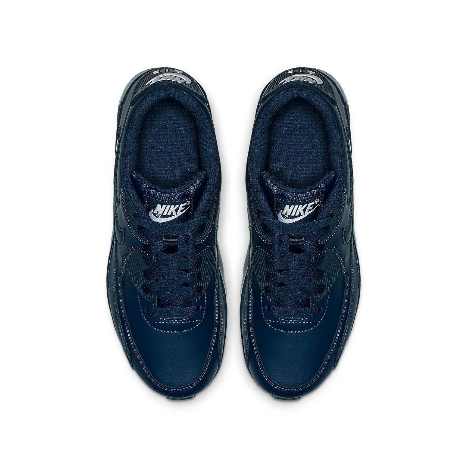 (GS) Nike Air Max 90 Leather 'Midnight Navy' 833412-412