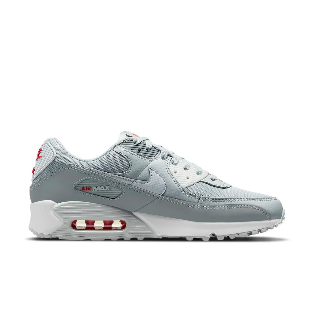 Nike Air Max 90 'Light Smoke Grey Red' DM9102-001