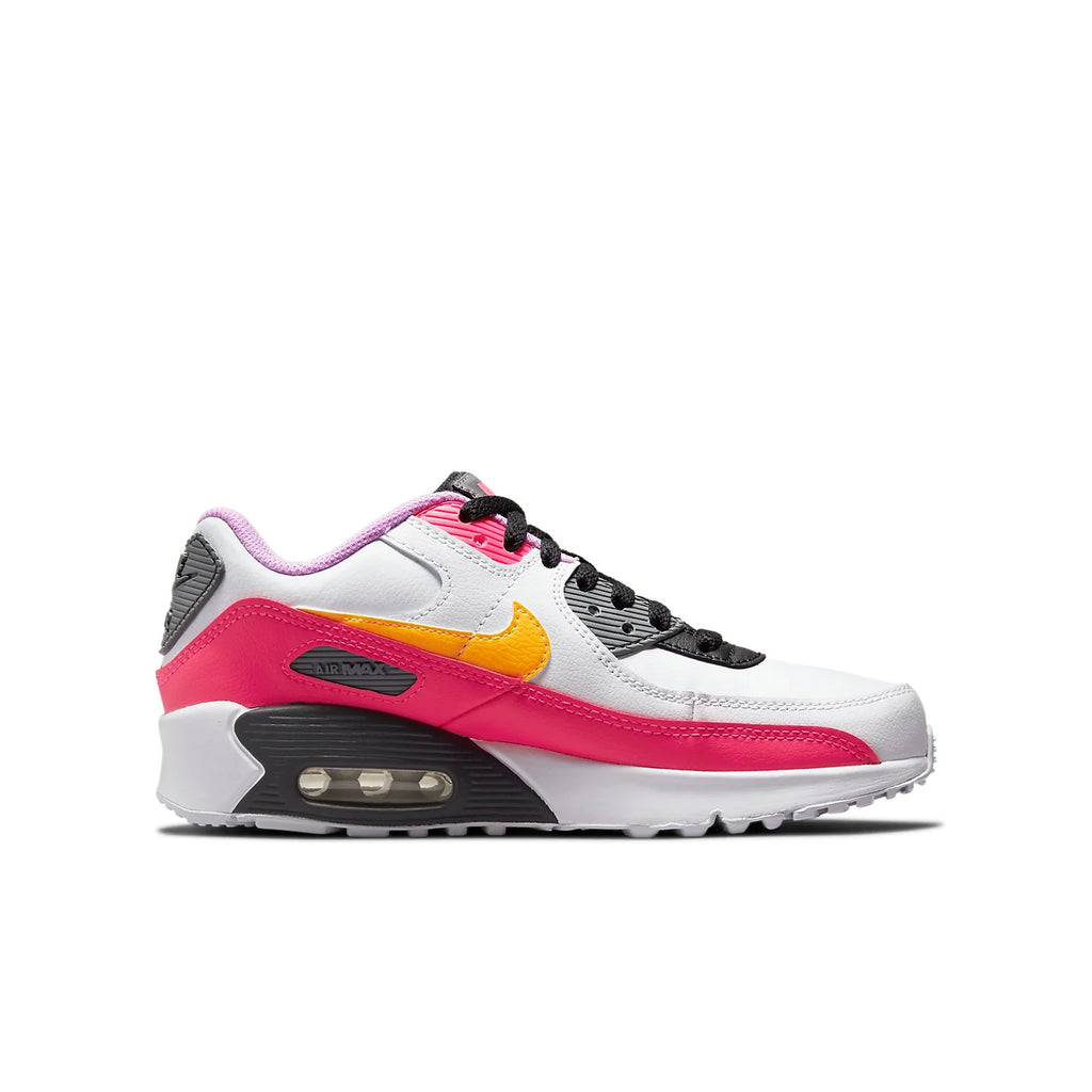 (GS) Nike Air Max 90 'White Hyper Pink Orange' DM8685-100
