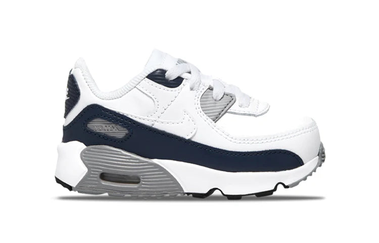 (TD) Nike Air Max 90 Running Shoes White/Blue/Grey CD6868-103